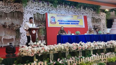FOTO: Legislator Fraksi Golkar Andi Suharmika Mengelar Sosialisasi Perda Bantuan Hukum.Senin Hotel Sarison (28/08/2023)