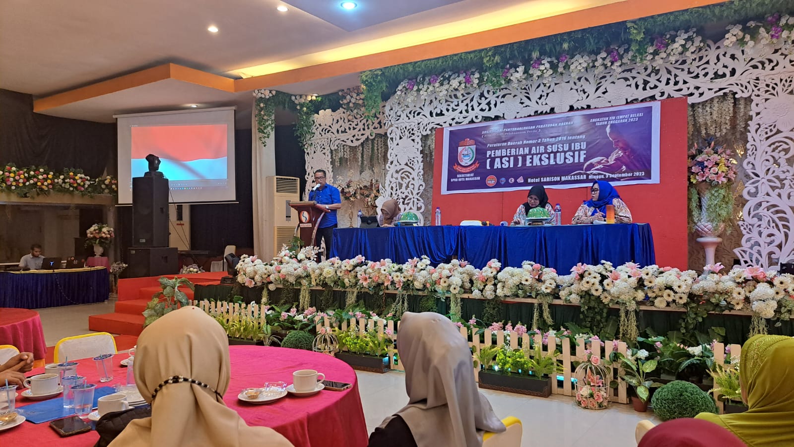 FOTO; legislator H sangkala saddiko sosialisasi perda air susu ibu ekslusif.minggu (03/09/2023)