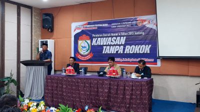 FOTO: Syamsuddin Raga sosialisasi perda kawasan tanpa rokok,hotel raising makassar,jum'at (01/09/2023)