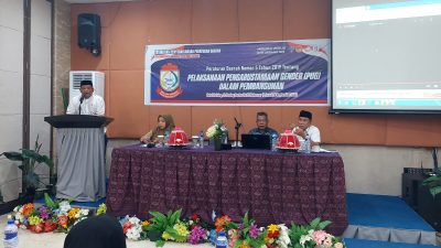 FOTO; Syamsuddin Raga menyampaikan perda PUG di hadapan konstituennya.jum'at (08/09/2023)