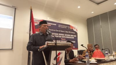 Ir.Syamsuddin Raga Sosialisasi Perda No 06/Tahun 2016,Rabu Hotel Grand Imawan .(27/09/2023)