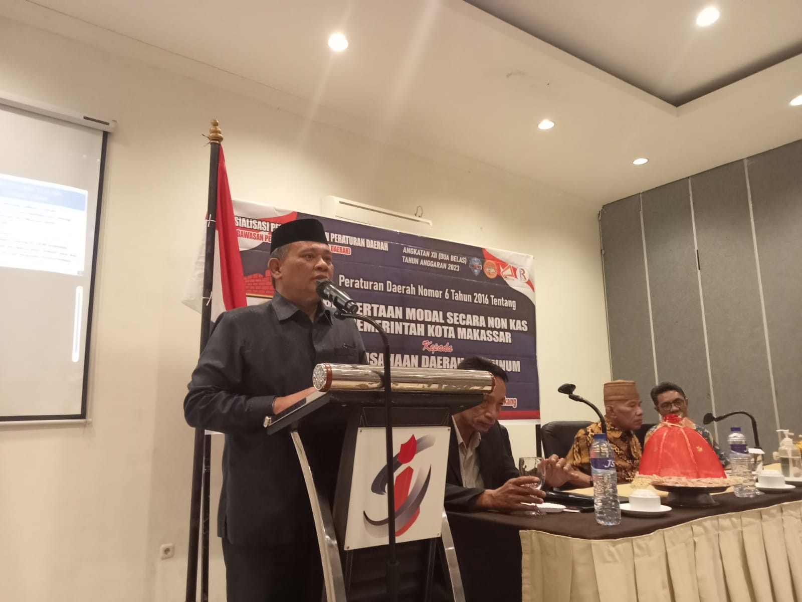 Ir.Syamsuddin Raga Sosialisasi Perda No 06/Tahun 2016,Rabu Hotel Grand Imawan .(27/09/2023)