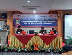 Ir Syamsuddin Raga Sosialisasi Perda No 87 Thn 2016 Tentang Kedudukan Susunan Organisasi Tugas Dan Fungsi Polisi Pamong Praja