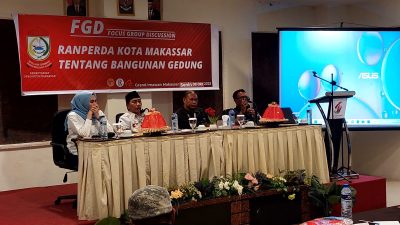 FOTO: dewan anton paul goni melaksanakan focus Grup Discussion (FGD) hotel Grand Imawan.senin (09/10/2023)