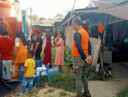 BPBD Makassar: Pantau Pendistribusian Air Bersih di Kelurahan Bakung