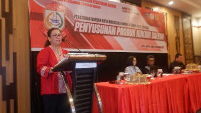 FOTO;Dewan galmerya kondorura sosialisasi perda produk hukum daerah .hotel harper makassar.senin (20/11/2023)