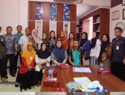Kepala Bidang Pemberdayaan dan Restorasi Sosial Menerima Munjungan dari Dinas Sosial Kota Palu