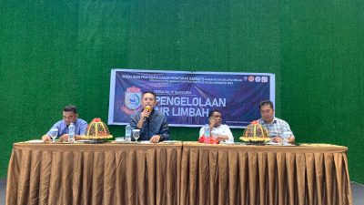 FOTO; Supratman ajak masyarakat bijak mengelolah limbah domestik.sabtu (18/11/2023)
