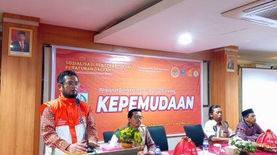 FOTO:politisi PKS mengelar sosialisasi perda kepemudaan.Hotel LYNT.Senin (04/12/2023