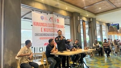 FOTO: politisi PKS anwar faruq mengelar kundapil anggaran tahun 2023.bertempat di RM kaya rempah.sabtu (16/12/2023)