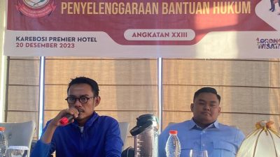 FOTO:legislator PAN sosialisasi perda bantuan hukum.hotel karebosi premier.rabu (20/12/2023)