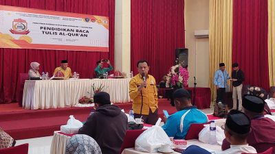 FOTO:legislator fraksi hanura bersosialisasi peraturan daerah tentang baca tulis alquran.hotel marina makassar.jum'at(01/12/2023)