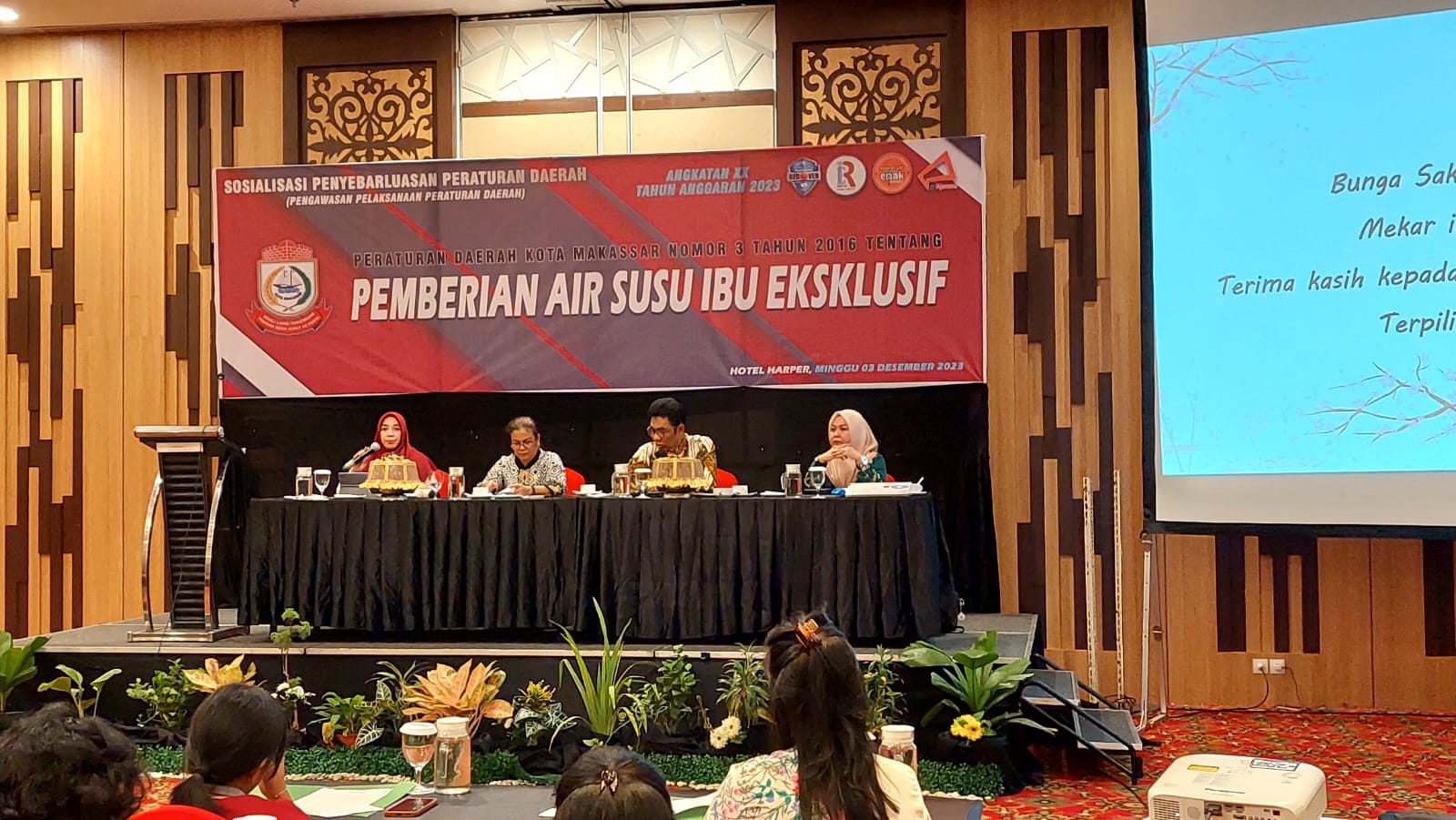 FOTO; galmerya kondorura sosialisasi perda ASI.hotel harper.minggu (03/12/2023)