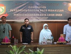 H.Al Hidayat Samsu Anggota DPRD Kota Makassar Gelar FGD Ranperda Kota Layak Anak