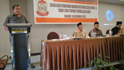 FOTO: azwar paparkan perda pengelolaan zakat.hotel Maxone.minggu (10/12/2023)