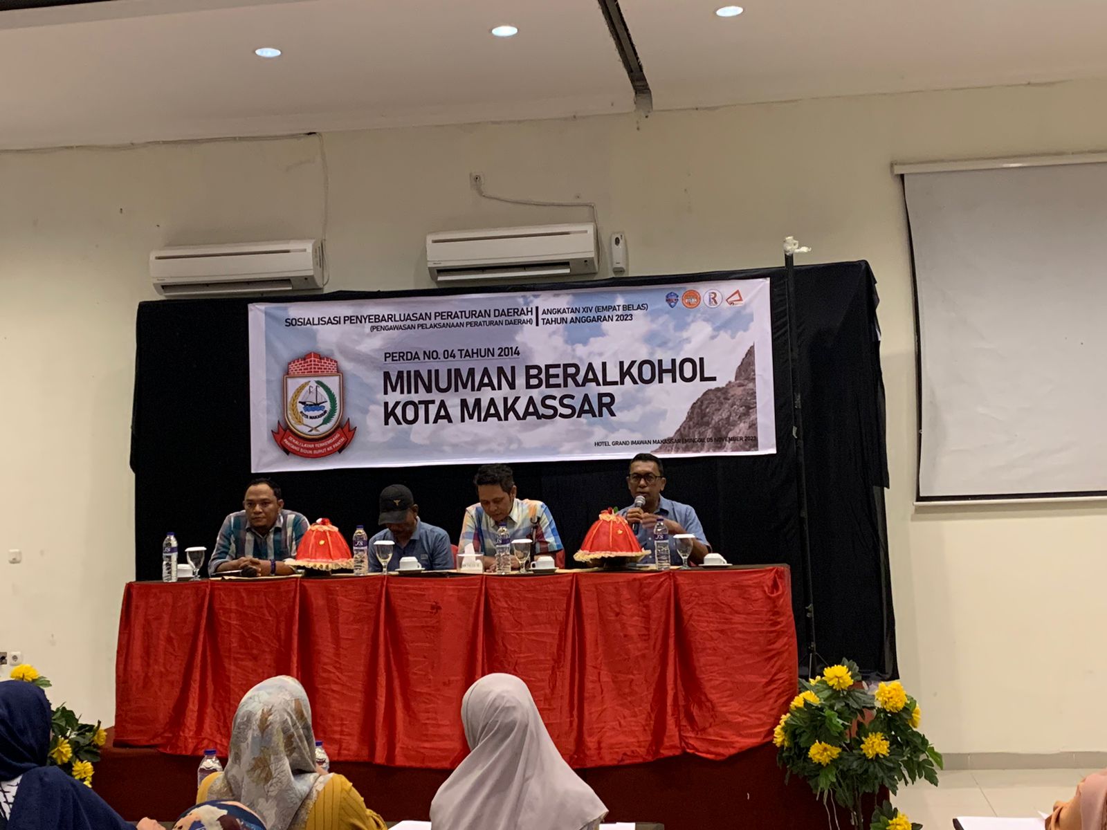 FOTO:sosialisasi perda minuman beralkohol,grand imawan.minggu (05/11/2023)