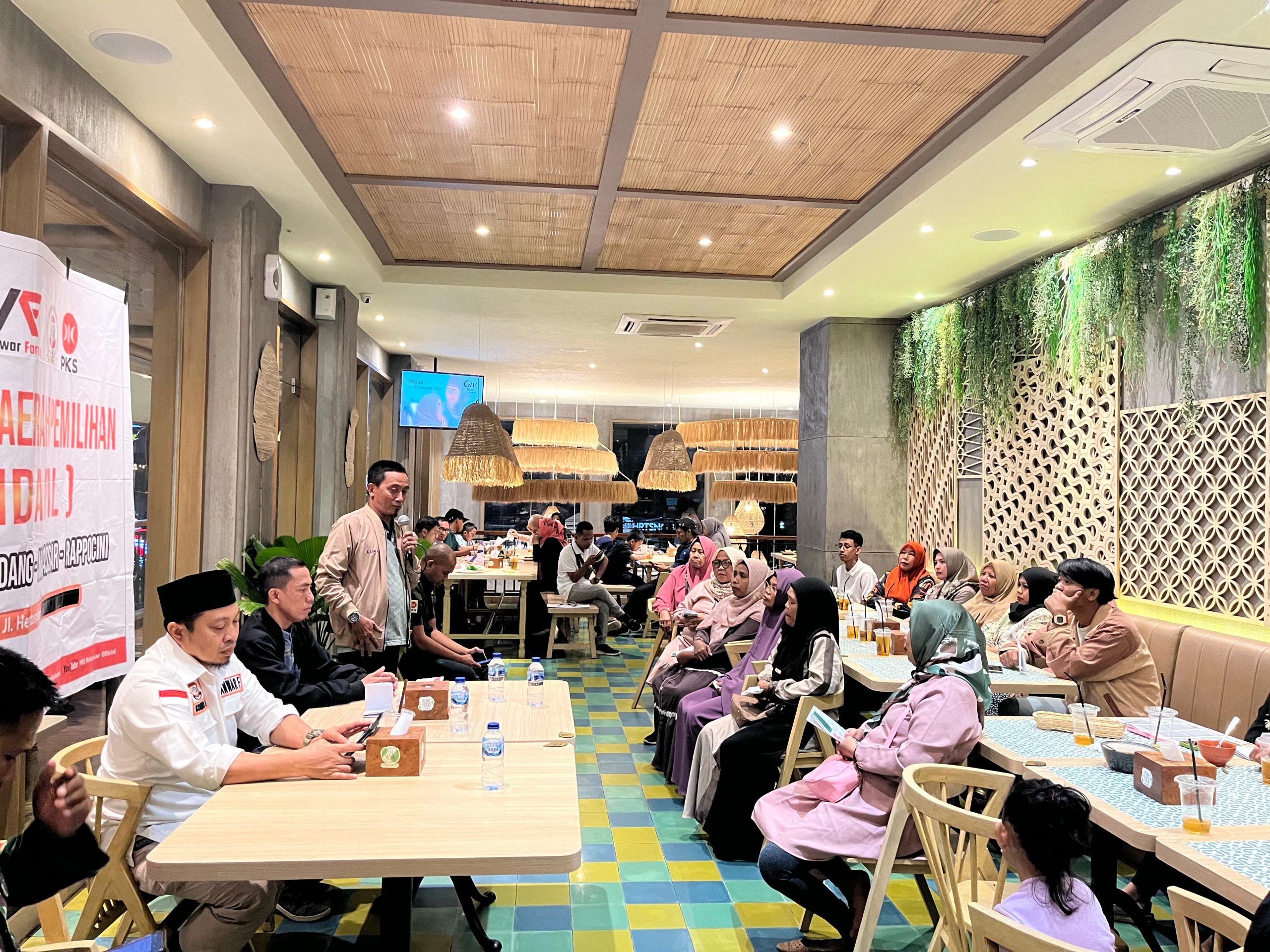FOTO:dewan anwar faruq sebut jika ada keluhan tentang infastruktur laporkan.RM kaya Rempah.Rabu (20/12/2023)