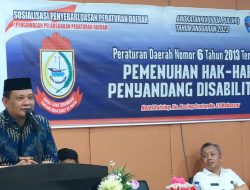 Sosper tentang Pemenuhan Hak Penyandang Disabilitas, Syamsuddin Raga : Mereka butuh Keadilan