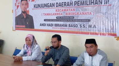 FOTO;ketua komisi D tinjau rumah ibadah masjid saat kunjungan daerah pemilihan .rabu (20/12/2023)