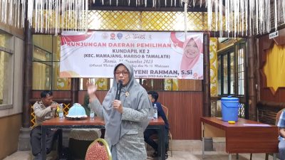 FOTO: dewan yeni rahman kundapil.bertempat di RM Dpr Ta.jalan haji bau .kamis (21/12/2023)