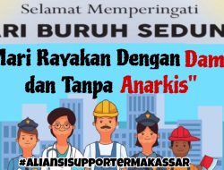Jelang Peringatan Hari Buruh dan Hari Pendidikan Aliansi Suporter Makassar Serukan Jaga Ketertiban dan Hindari Anarkis