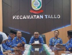 DPPKB Makassar gelar rapat persiapan verifikasi lapangan Kampung Keluarga Berkualitas tingkat nasional di Kantor Kecamatan Tallo