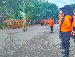 Pimpin Apel, Kepala BPBD Makassar Achmad Hendra Hakamuddin Beri Pengarahan Persiapan Pelaksanaan F8