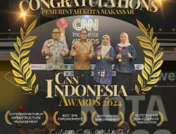 Pemerintah Kota Makassar Raih 4 Penghargaan Bergengsi dalam CNN Indonesia Awards 2024!