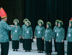 Wakili TP PKK Sulsel, TP PKK Kota Makassar Ikuti Lomba Padus HKG PKK ke-52 Nasional