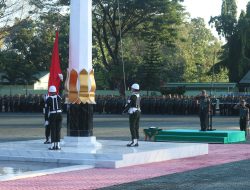 Irdam XIV/Hsn Pimpin Upacara 17-an Bulan Juli 2024 : Bacakan Amanat Panglima TNI