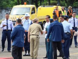 Danny Pomanto Ikut Jemput Presiden Jokowi di Pangkalan TNI AU Sultan Hasanuddin