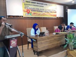 Dewan Andi Suharmika Fraksi Golkar Mengelar FGD Tentang Pengelolaan Limbah B3