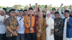 Dukung Kesejahteraan Pekerja Keagamaan, Ketua TP PKK Kota Makassar Hadiri Penyaluran 5.500 Paket Sembako