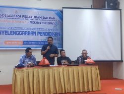 Anggota DPRD Kota Makassar Nasir Rurung Sosilisasi Perda Pendidikan