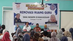 Tiga Pilar Bersinergi Membangun Episetrum Pendidikan di SMU Negeri 13 Makassar