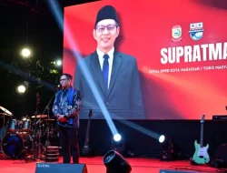 Ketua DPRD Makassar Supratman Berbaur dengan Masyarakat di Pesta Rakyat Kecamatan Manggal