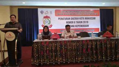 Sosper, Wakil Ketua DPRD Makassar Anwar Faruq Paparkan Pentingnya Perda Kepemudaan