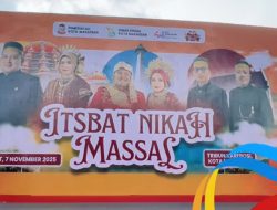 Kepala DPMPTSP Kota Makassar Hadiri Kegiatan Itsbat Nikah Massal dalam Rangka HUT ke-418 Kota Makassar