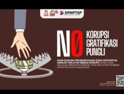 Dpmptsp Makassar  Berkomitmen Memberikan  Layanan Bersih, Tanpa Gratifikasi,Bersih