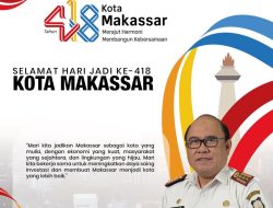  Kadis Dpmptsp Makassar Ucapkan Selamat Ulang Tahun Kota Makassar ke-418 Tahun