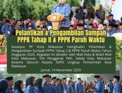 Selamat Atas Penerimaan SK PPPK Paruh Waktu Lingkup Pemerintah Kota Makassar. Terkhusus di Satpol PP