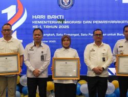 Pemkot Makassar Terima Penghargaan Kemenimipas, Tegaskan Komitmen Makassar dalam Pembinaan Warga Binaan