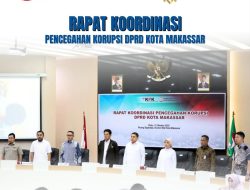 (PP dan KB) Kota Makassar, Drs. A. Irwan Bangsawan, M.Si, turut menghadiri Rapat Koordinasi Pencegahan Korups