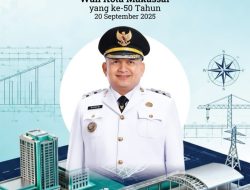 Dinas PU mengucapkan Kepada Hari Ulang Tahun Kepada Walikota Makassar