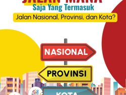 Tahukah kamu? Setiap jalan yang kita lalui memiliki status dan kewenangan pengelolaan yang berbeda.