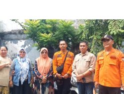 BPBD Makassar Melakukan Asesmen Cepat Tanggap Kejadian Kebakaran Satu unit rumah di Jalan Baji Rupa