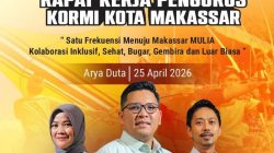 KORMI Makassar Gelar Raker 2026, Andi Ryan : Satukan Frekuensi Menuju Makassar Sehat dan Mulia