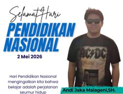 Hardiknas 2026, Andi Jaka: Pentingnya Perlindungan Guru dan Anak Putus Sekolah di Indonesia