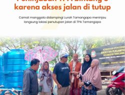 Ahmad Nongko S.sos Tinjau Akses Jalan TPA Yang Ditutup Warga