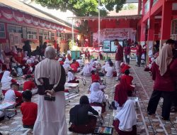 Puluhan Anak Ikuti Lomba Mewarnai dan Menggambar Sambut Hari Jadi Indonesia Ke 81 Thn
